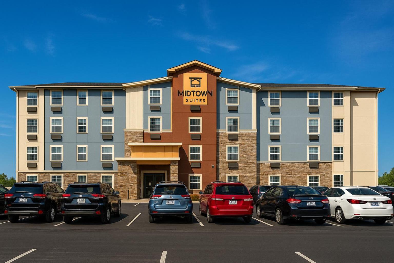 Midtown Suites - Greenville Exteriör bild